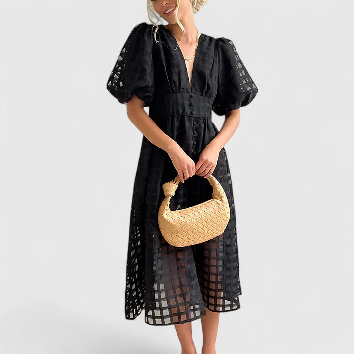 Elanqi | Elegante abito midi