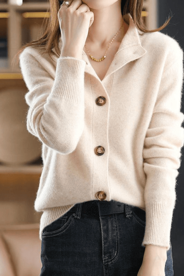 Anny - Cardigan in maglia di lusso 