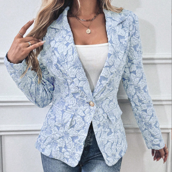 Scarlett™ - Elegante blazer con stampa floreale