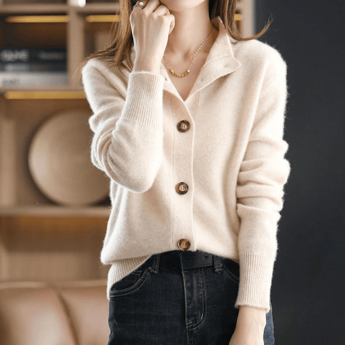 Anny - Cardigan in maglia di lusso 
