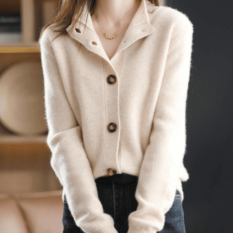 Anny - Cardigan in maglia di lusso 
