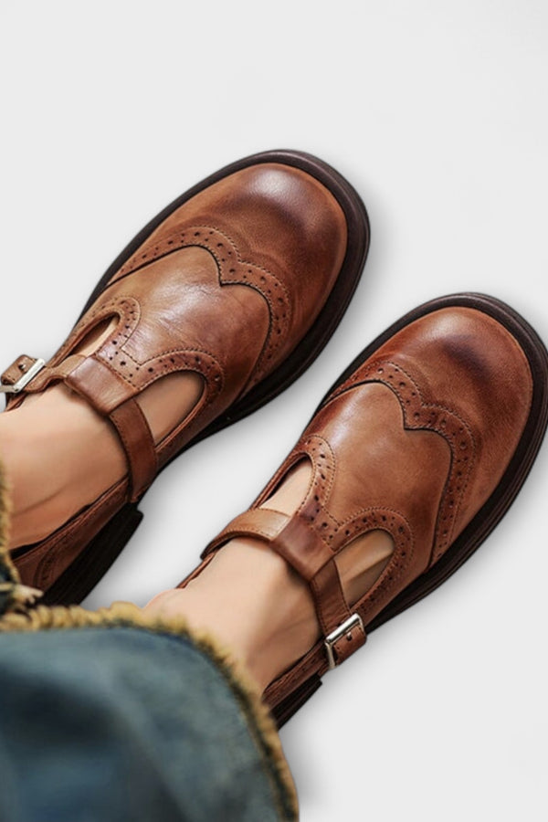 Eleganti Mary Jane in pelle