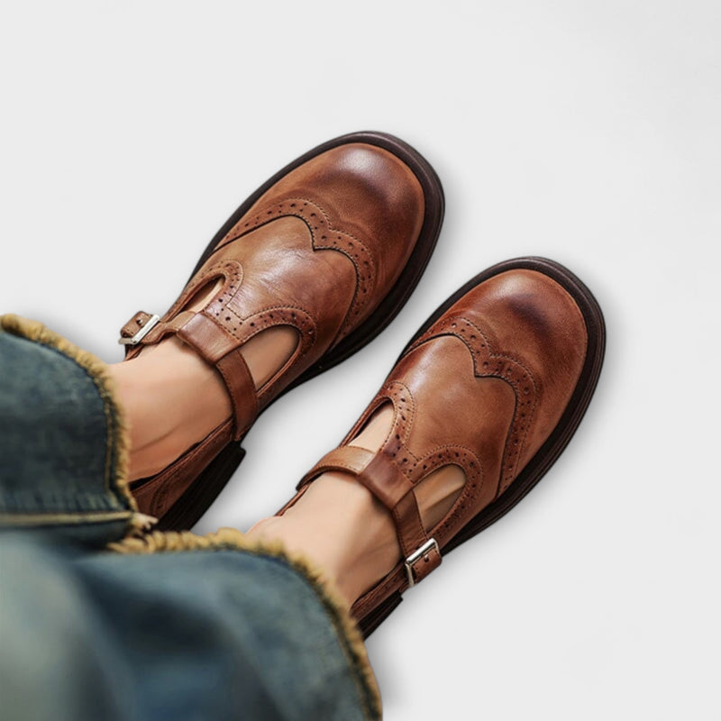 Eleganti Mary Jane in pelle