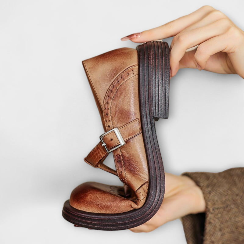 Eleganti Mary Jane in pelle