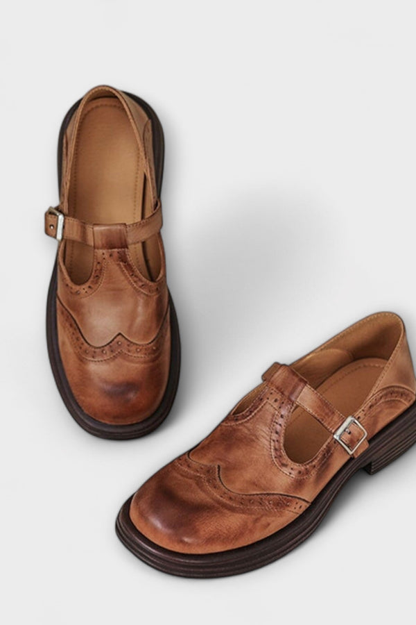 Eleganti Mary Jane in pelle