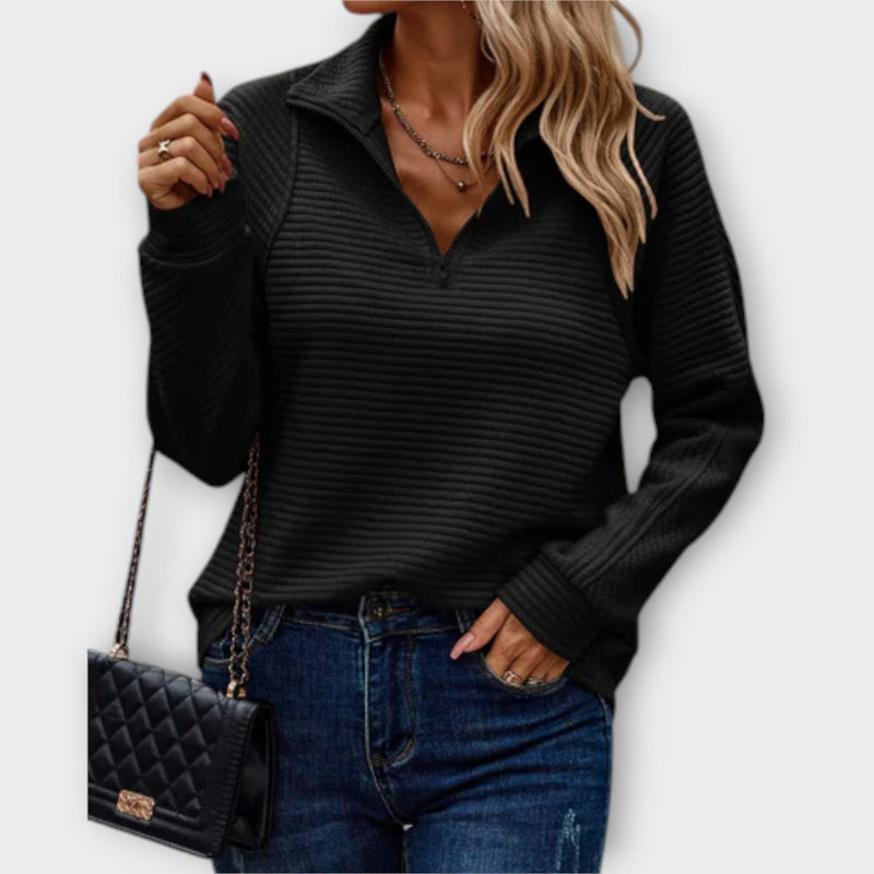 Vida | Maglione con mezza zip