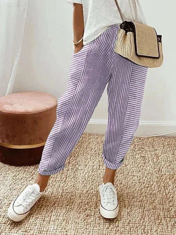 Donna™ - Pantaloni a righe