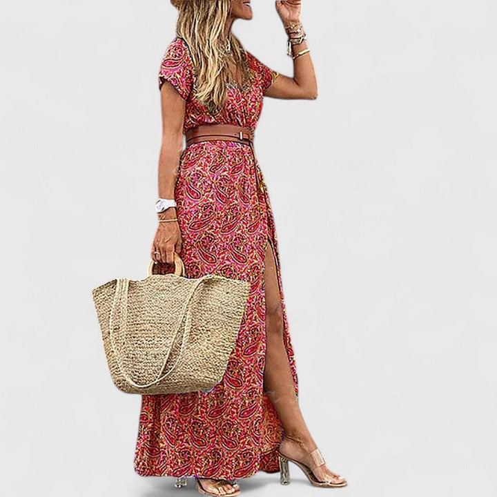 Lorraine | Elegante abito lungo boho