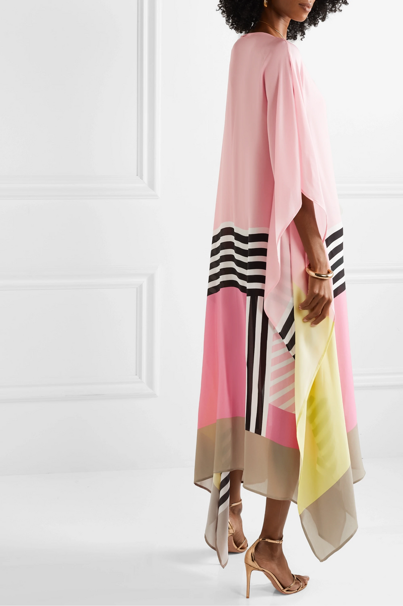 Rilinda | Elegante caftano con stampa geometrica
