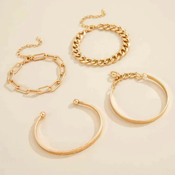 Set di braccialetti Elan Mercer | Oro