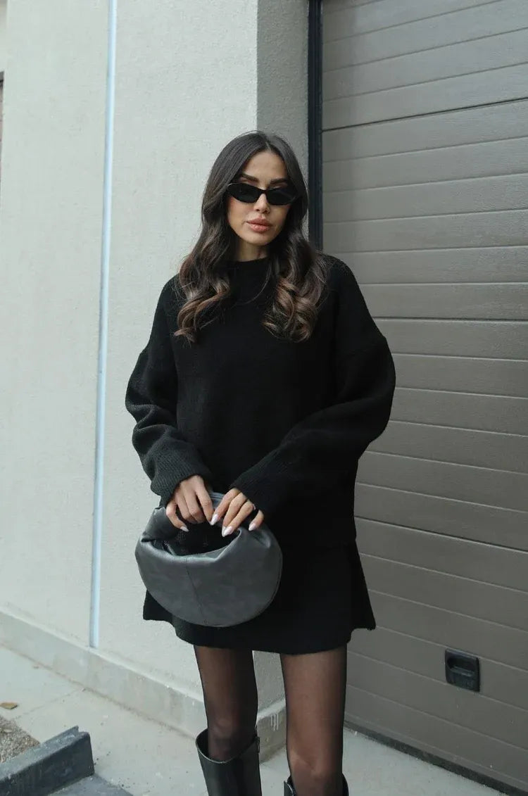 NEVA™ - Set 2 pezzi (maglione + gonna)