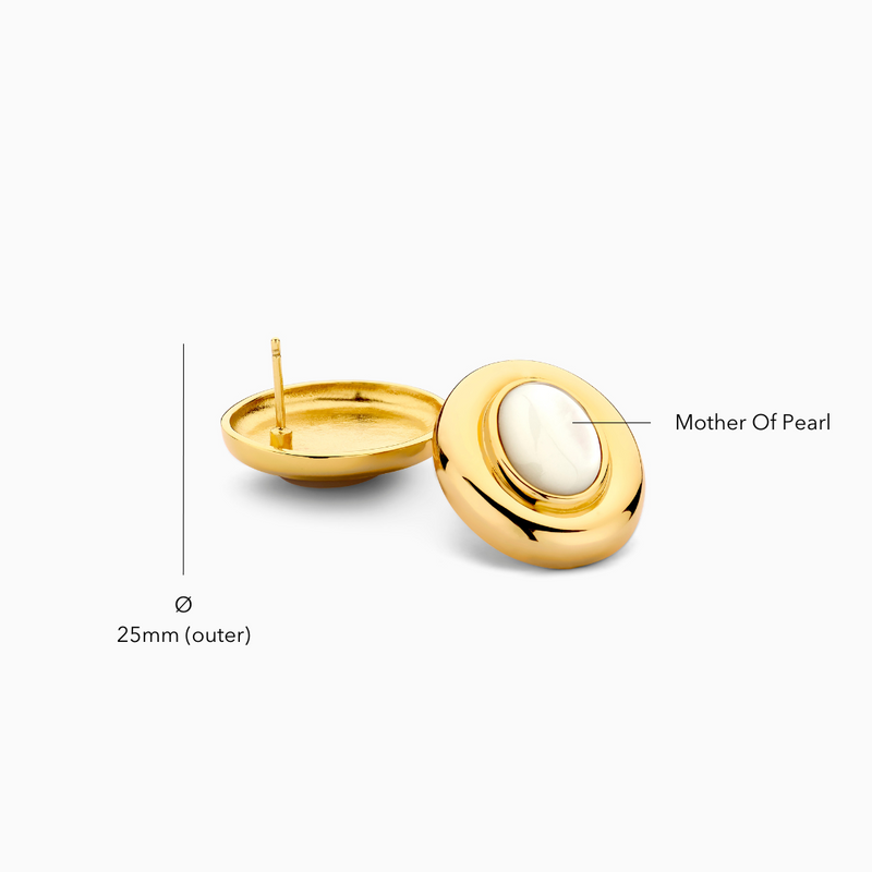 Orecchini Giselle con Perla | Oro