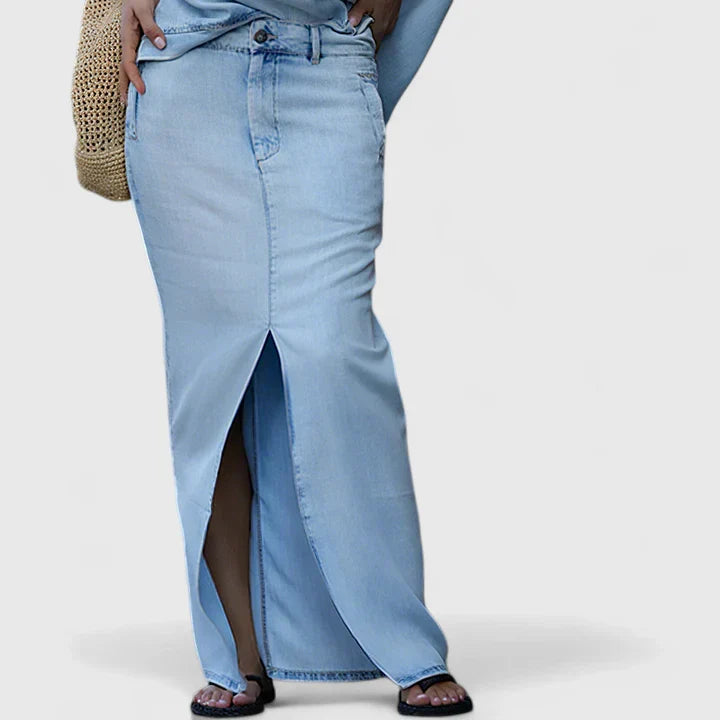 Averlynn | Elegante completo con gonna lunga