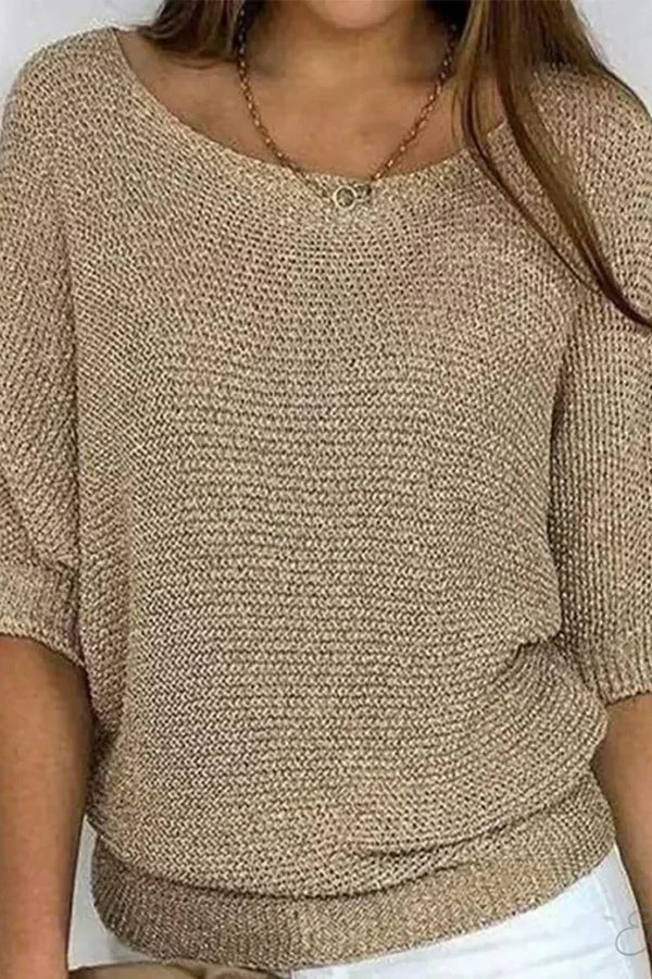 Luigia - Elegante maglione lavorato a maglia 