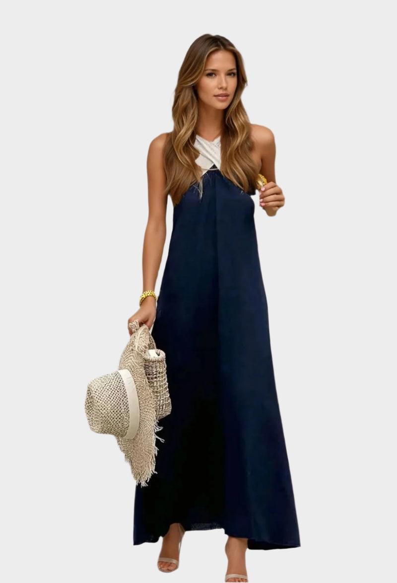 Abito elegante con scollatura aperta