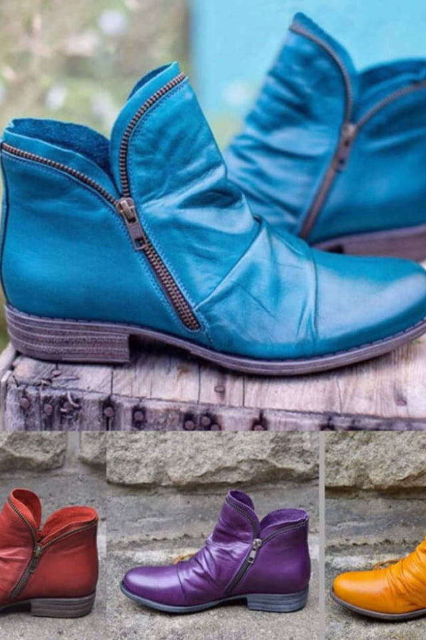 Marjorie | Stivaletti alla caviglia con cerniera alla moda
