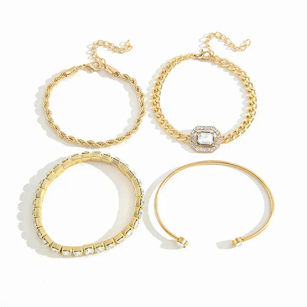 Set di braccialetti Domitia Calvina | Oro