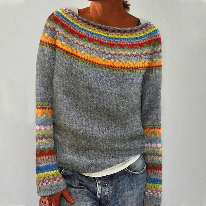 Rocio® | Retro fall sweater for style and warmth